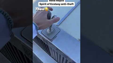 Rolls Royce Anti-theft Spirit of Ecstasy | now & then