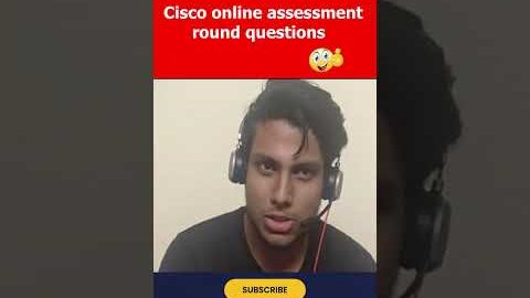 Cisco online assessment round questions | Cisco Interview Experience | #viral