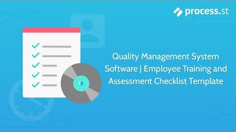 Quality Management System Software | Employee Training and Assessment Checklist Template