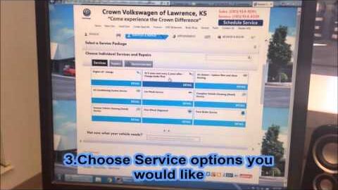 Crown Volkswagen of Lawrence,KS: How to Schedule Service Online