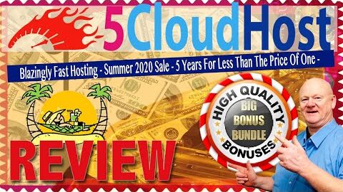5 Cloud Host Review With  My Here To Help You Succeed Bonus Care Package Five Years Hosting