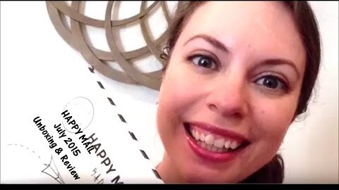 HAPPY MAIL – July 2015 Subscription Box Unboxing & Review