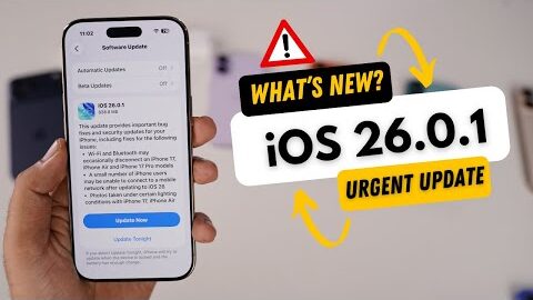 iOS 26.0.1 Released | Urgent Update | What’s New?