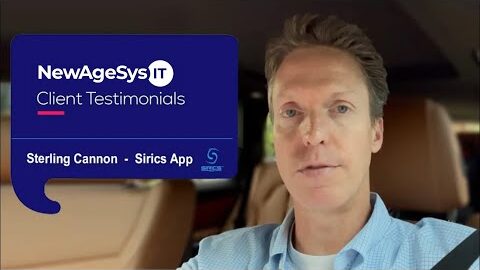 Client Testimonial | Sterling Cannon | sirics.com | NewAgeSysIT Reviews | Top App Developer NJ FL NY