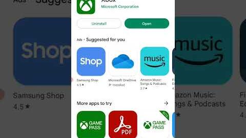 Xbox app install in google play store | Xbox download in play store #shorts #shortvideo