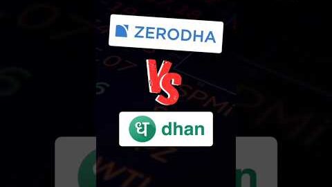 Dhan vs Zerodha Brokerage Charges | Dhan and Zerodha Comparison | Dhan or Zerodha which is better?