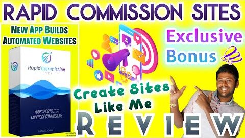 Rapid Commission Sites Review & DEMO 🔴 New App Builds Automated Websites 🧲 HUGE Bonus Pack 🔥