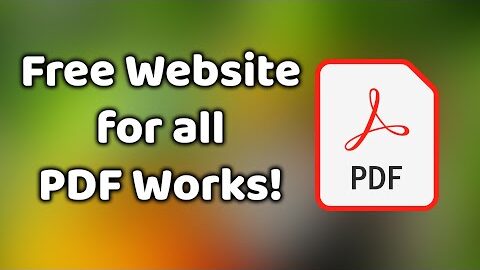 How to Edit PDF & Convert PDF to Word – FREE Website for all PDF related Works 📄 #Shorts