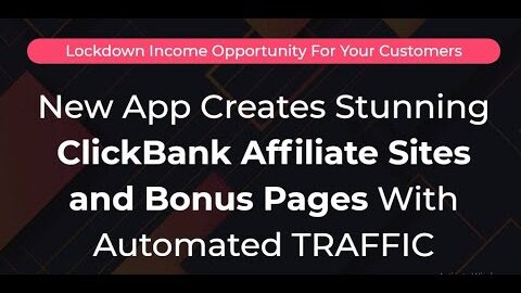 How to Create Auto ClickBank Affiliate Review Sites…  With Automated TRAFFIC