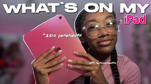 WHAT’S ON MY IPAD 2025 | *10th gen* (case, app recommendations)