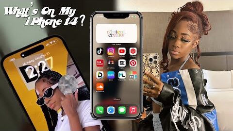 WHAT’S ON MY IPHONE 14 PRO MAX | IOS 16 + app recommendations for content creators