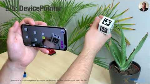 Evaluating Menu Techniques for Handheld AR with a Smartphone & Mid-Air Pen