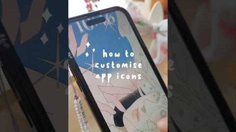 How to change app icons on iOS16 🫧 #shorts #iphone