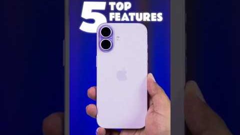 iPhone 17 ⚡ Top 5 Features! #shorts #iphone #iphone17