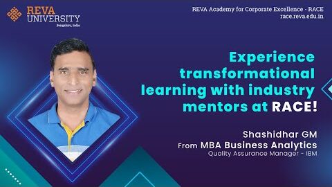 Business Analytics Program Review From Shashidhar GM | Business Analytics with RACE – REVA