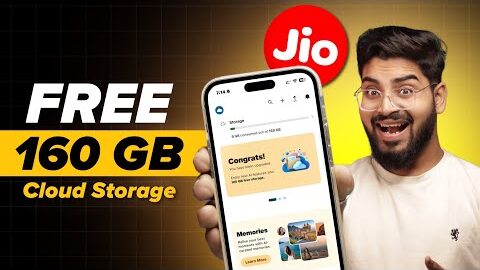 Best 100 GB Free Cloud Storage App for Android & iPhone 🔥 Jio Cloud 100GB FREE