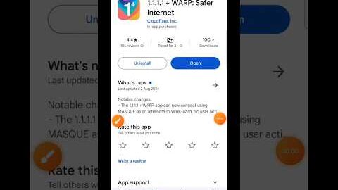 1.1.1.1+ WARP : Safer Internet VPN  | Best Free VPN for Android 2024 #vpnforfree #vpn_app_download 